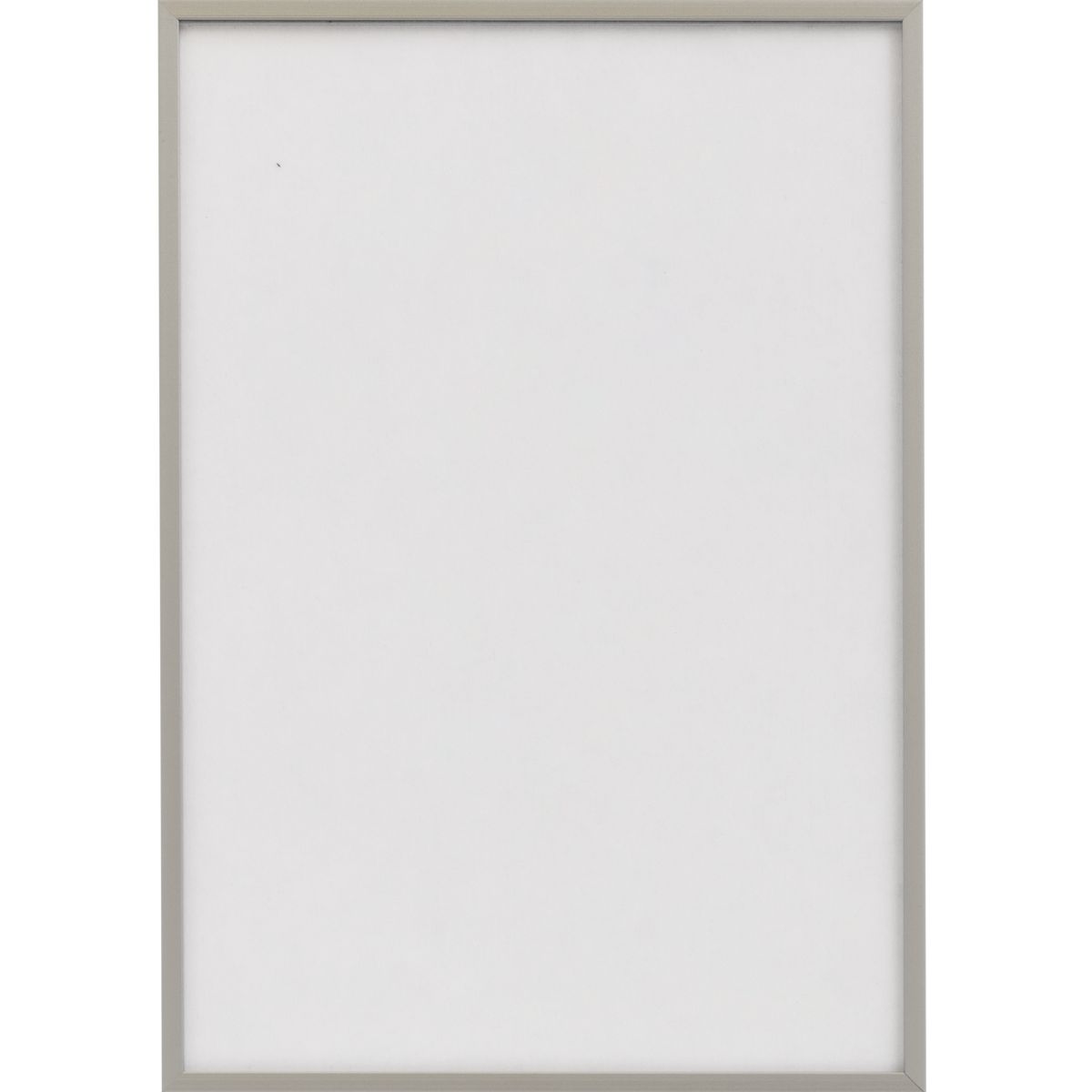 Türschild, Modell Madrid, ~ DIN A6, Silber, Hochformat, Klebemontage