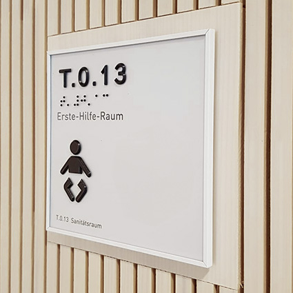 Türschilder Büro selbstklebend und barrierefrei Türschilder Büro selbstklebend und barrierefrei