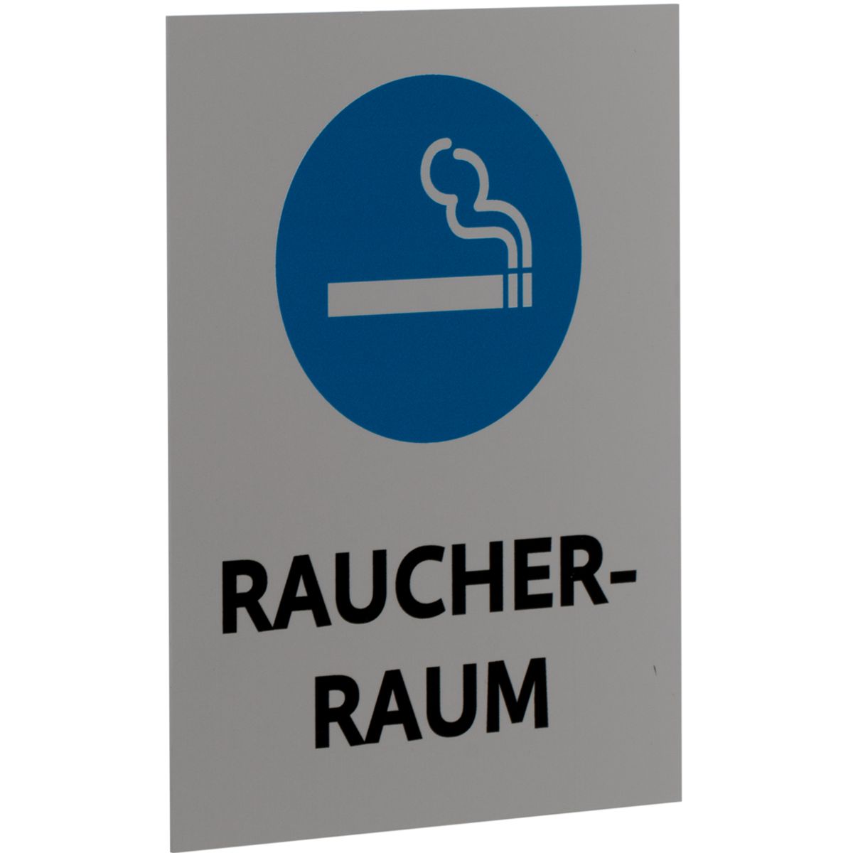 Piktogramm Raucherraum, aus Aluminium, 200 x 150 mm (H x B)