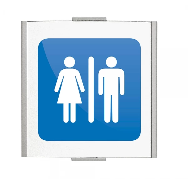 FRANKFURT Türschild 120 mit Piktogramm WC allgemein
